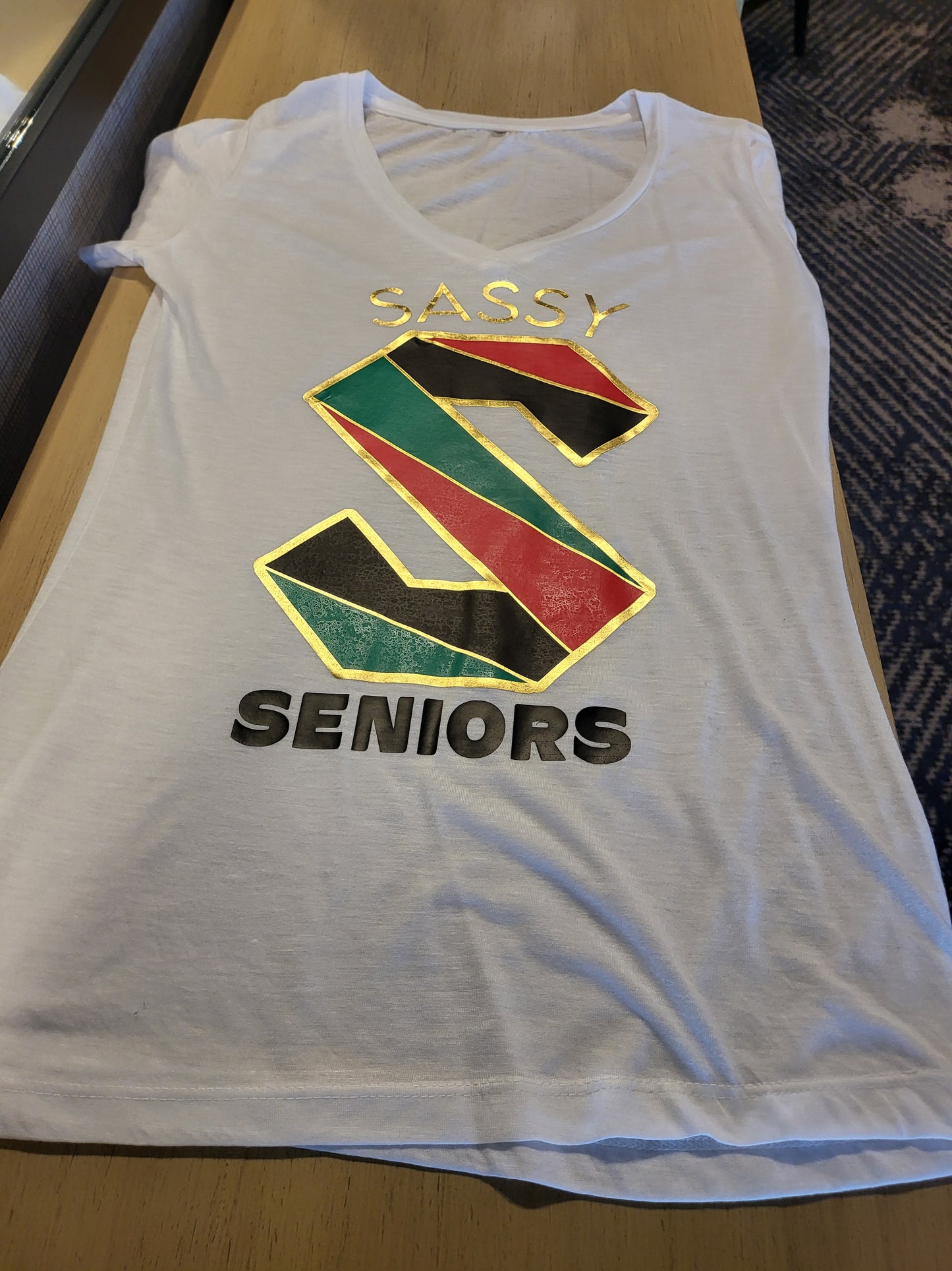Sassy Seniors Short Sleeve w/ Gold