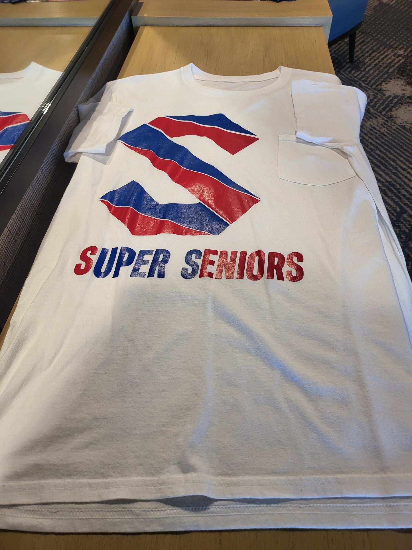 Sassy Seniors Short Sleeve w/ Red and Blue